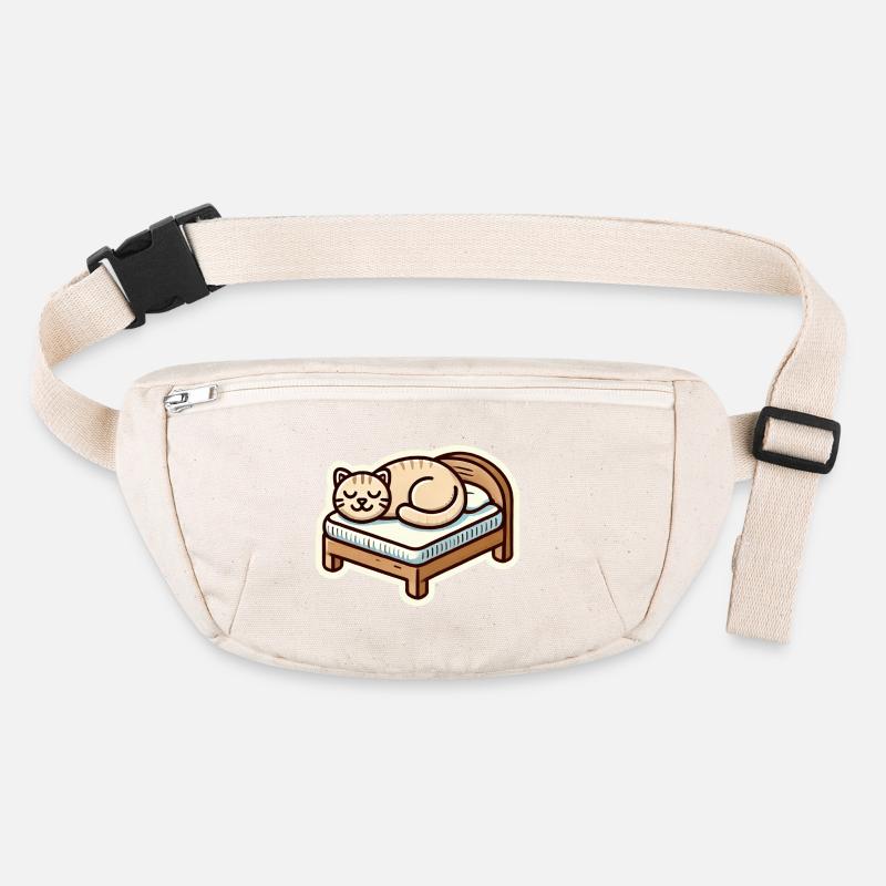 Chat mignon dormant sur le lit Sac banane recyclé Stanley/Stella