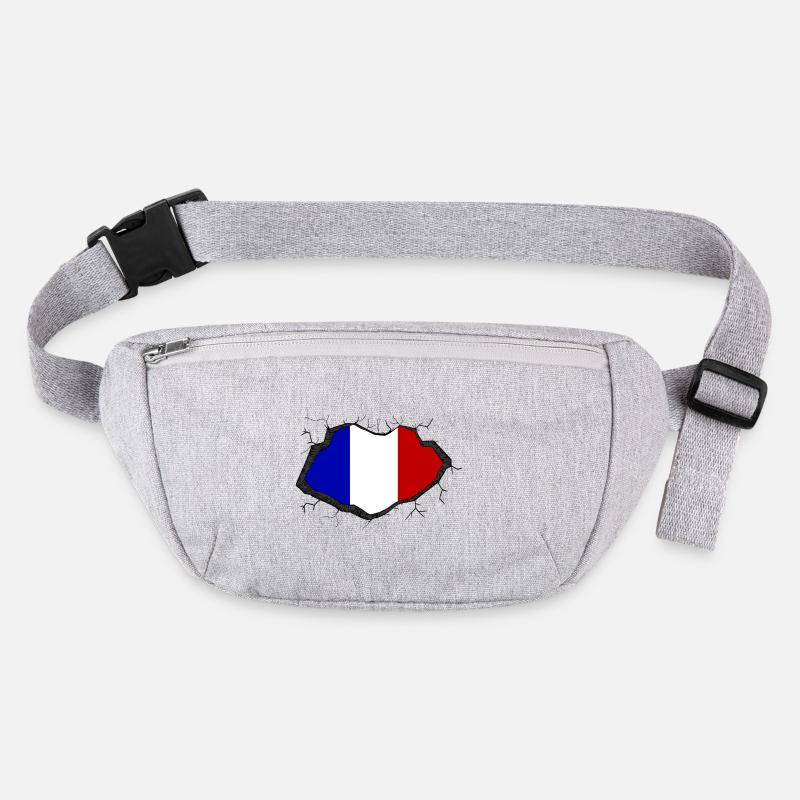 drapeau de la France Sac banane recyclé Stanley/Stella