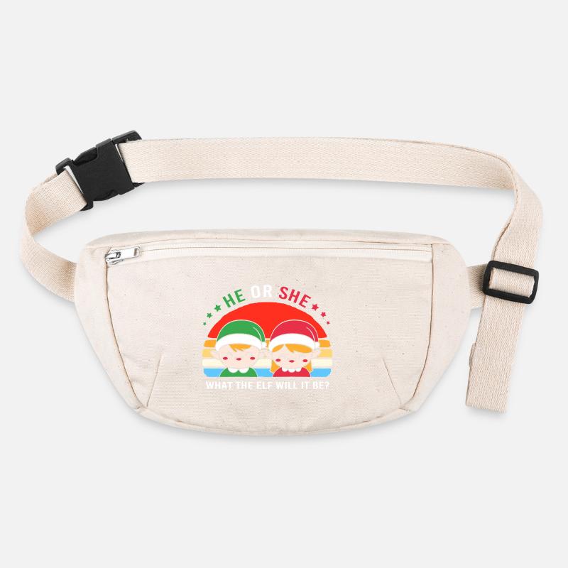 Pregnancy Birth Gingerbread Christmas Stanley/Stella recycled Hip Bag 