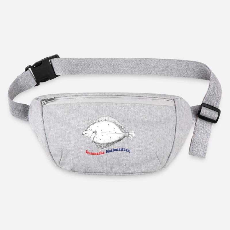 Denmark's National Fish Beet Spaette - Stanley/Stella recycled Hip Bag  - heather grey