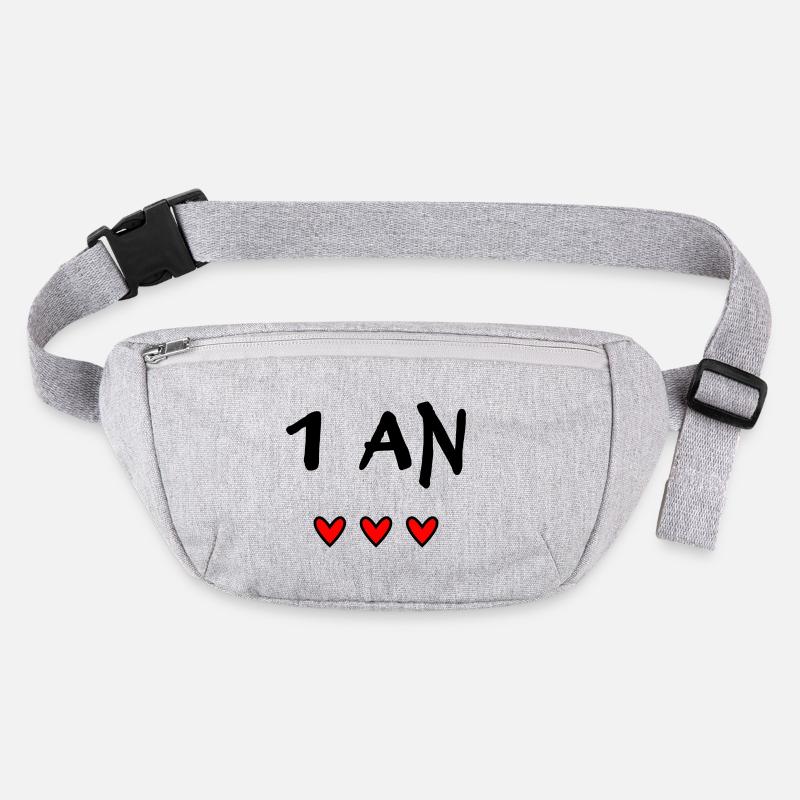 1 AN. 1er ANNIVERSAIRE. ANNIVERSAIRE 1 AN. ANNIV Sac banane recyclé Stanley/Stella