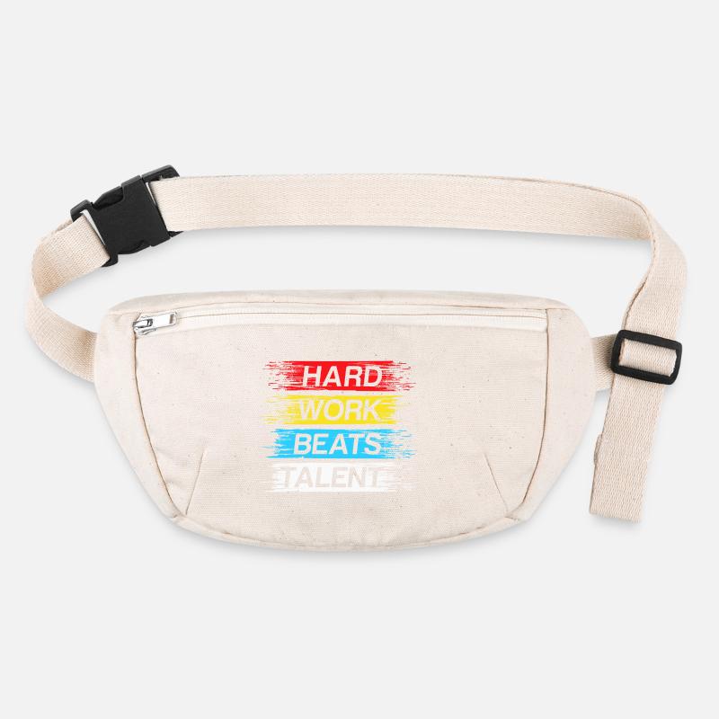 Hard work beats talent Stanley/Stella recycled Hip Bag 