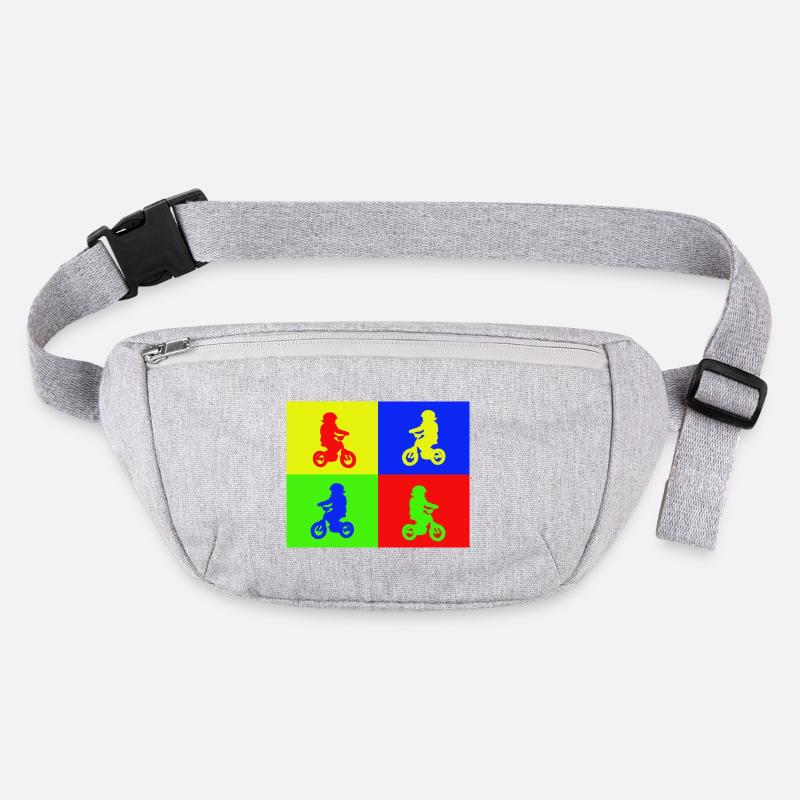 Biker Junior Pop Art Couleur Sac banane recyclé Stanley/Stella