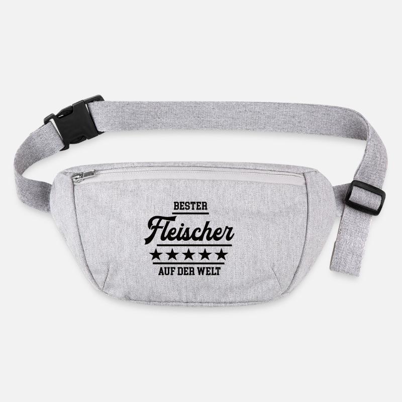 Bester Fleischer Weltbester Schlachter Fleischerei Stanley/Stella recycelte Gürteltasche