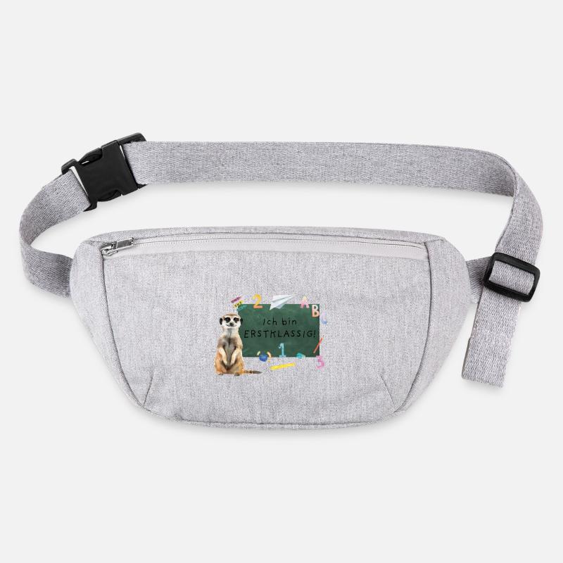 Erdmännchen Einschulung Stanley/Stella recycelte Gürteltasche