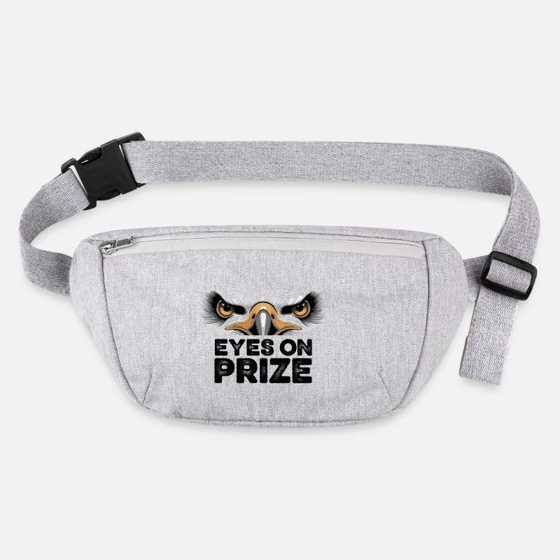Focused Eagle Eyes On Prize Inspirierendes Zitat Stanley/Stella recycelte Gürteltasche