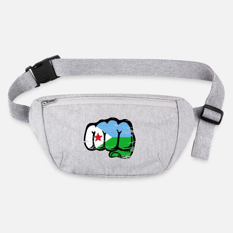 Dschibuti Flagge Faust Stanley/Stella recycelte Gürteltasche