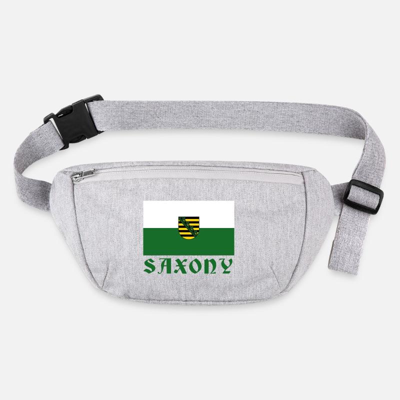 Conception de l’emblème du drapeau de la Saxe Sac banane recyclé Stanley/Stella