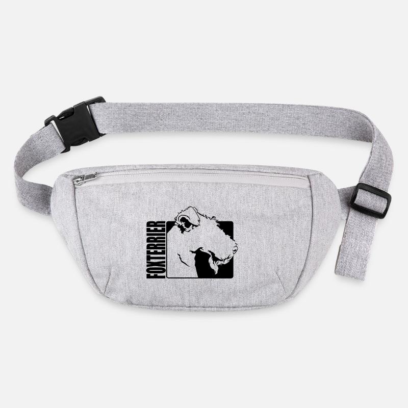 Foxterrier Profil Hunde Hund Wilsigns Stanley/Stella recycelte Gürteltasche