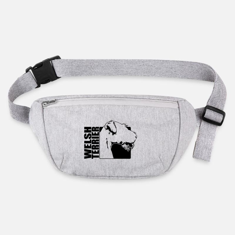 Welsh Terrier Profil Chiens Chien Wilsigns Sac banane recyclé Stanley/Stella