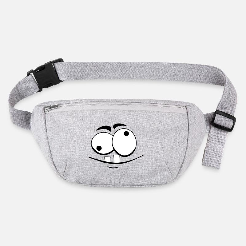 Facial expression "confused" Stanley/Stella recycled Hip Bag 