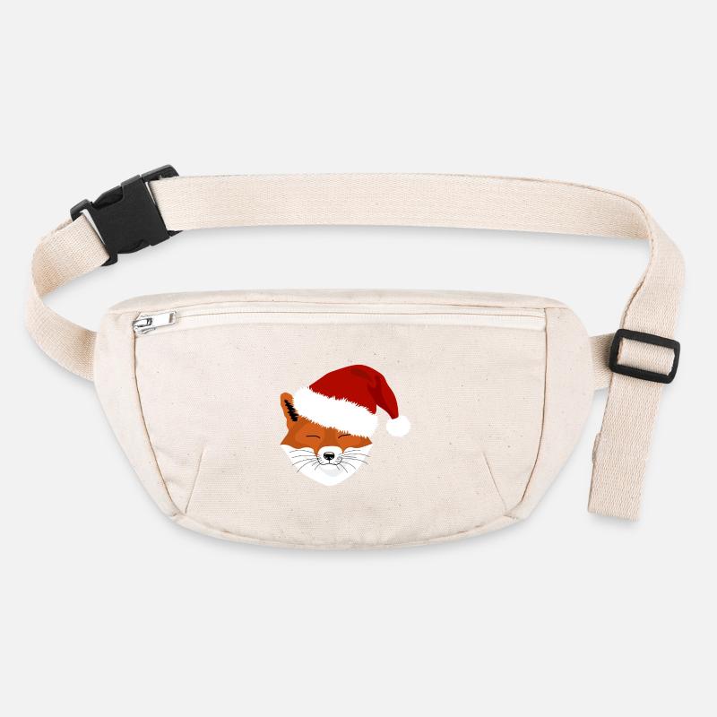 Christmas Fox Stanley/Stella recycled Hip Bag 