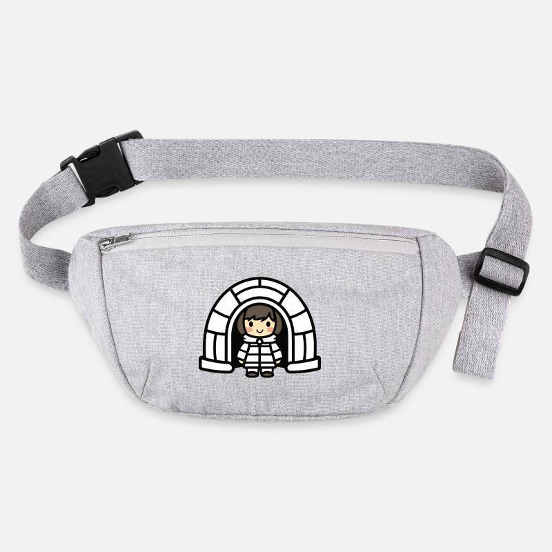 Winter Eskimo Igloo Stanley/Stella recycled Hip Bag 
