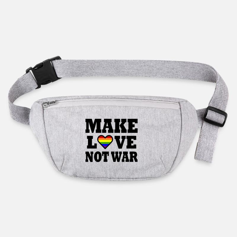 Make love not war Stanley/Stella recycelte Gürteltasche