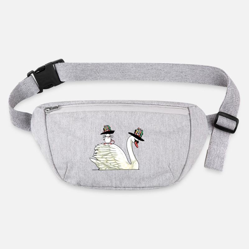 Schwan Maus Nager Vogel Hippie Freunde Tiere Kind Stanley/Stella recycelte Gürteltasche