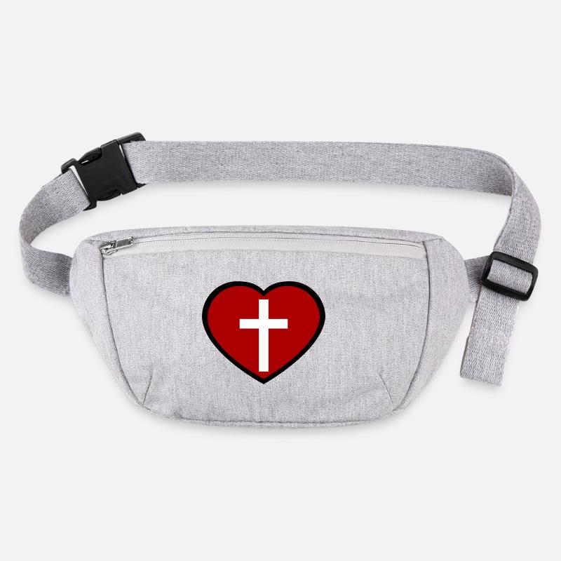 Kreuz und Herz Stanley/Stella recycelte Gürteltasche