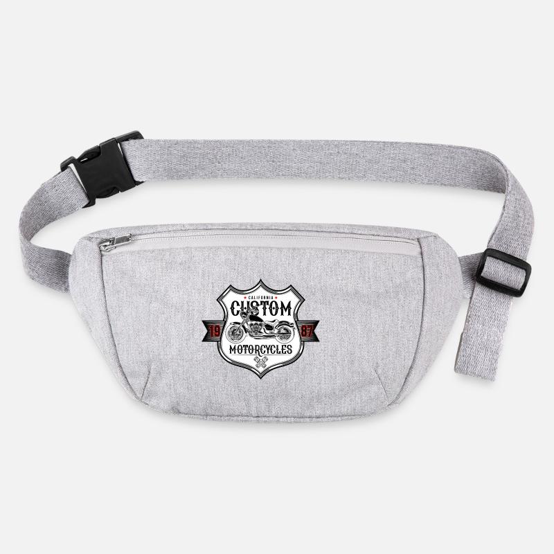California Custom Motorräder 87 - Stanley/Stella recycelte Gürteltasche - Grau meliert