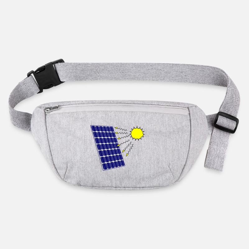 Solar panel with Solar radiation and sun Stanley/Stella recycled Hip Bag 