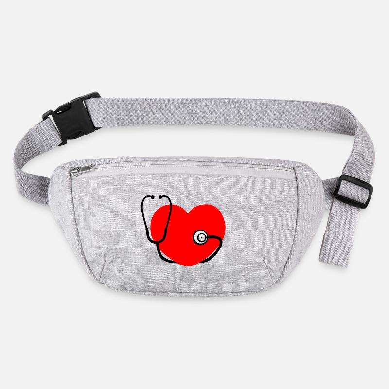 Heart Stethoscope Stanley/Stella recycled Hip Bag 