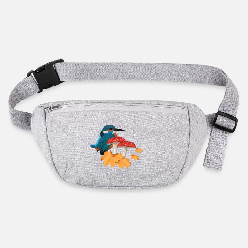 Eisvogel Herbst Vogel Vogelbeobachter Halloween Stanley/Stella recycelte Gürteltasche