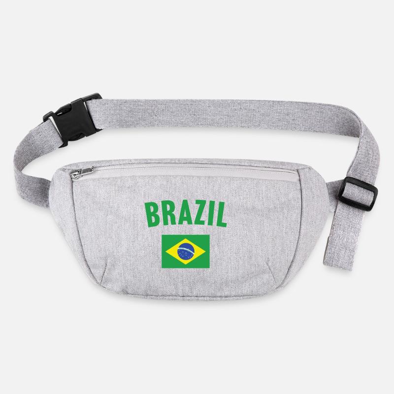 Drapeau du Brésil Sac banane recyclé Stanley/Stella