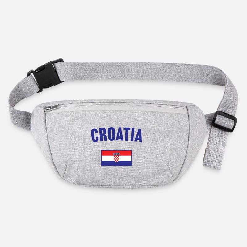 Drapeau de la Croatie Sac banane recyclé Stanley/Stella