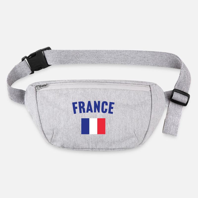 Frankreich Flagge Stanley/Stella recycelte Gürteltasche
