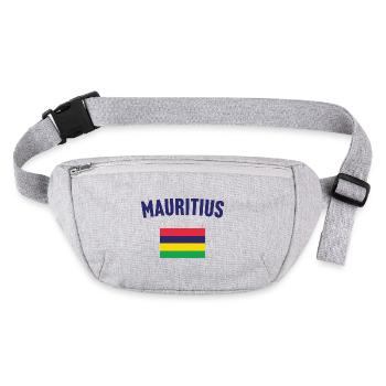 Drapeau de l’île Maurice - Sac banane recyclé Stanley/Stella - gris chiné - Devant