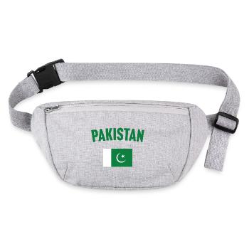 Drapeau pakistanais - Sac banane recyclé Stanley/Stella - gris chiné - Devant
