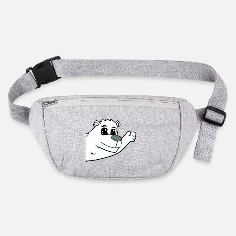 Polar Bear Greeting Stanley/Stella recycled Hip Bag 