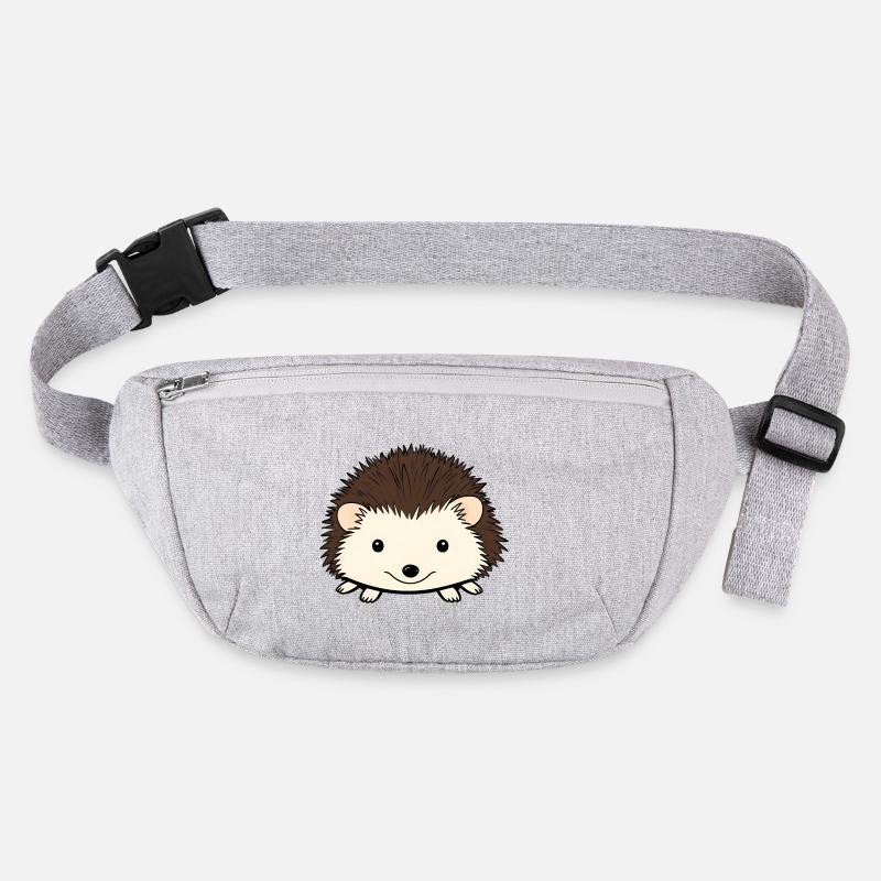 Cute hedgehog with a friendly face Stanley/Stella recycled Hip Bag 