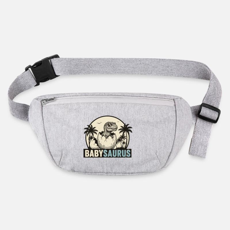 Cooler Retro Babysaurus – Dino Familie Stanley/Stella recycelte Gürteltasche