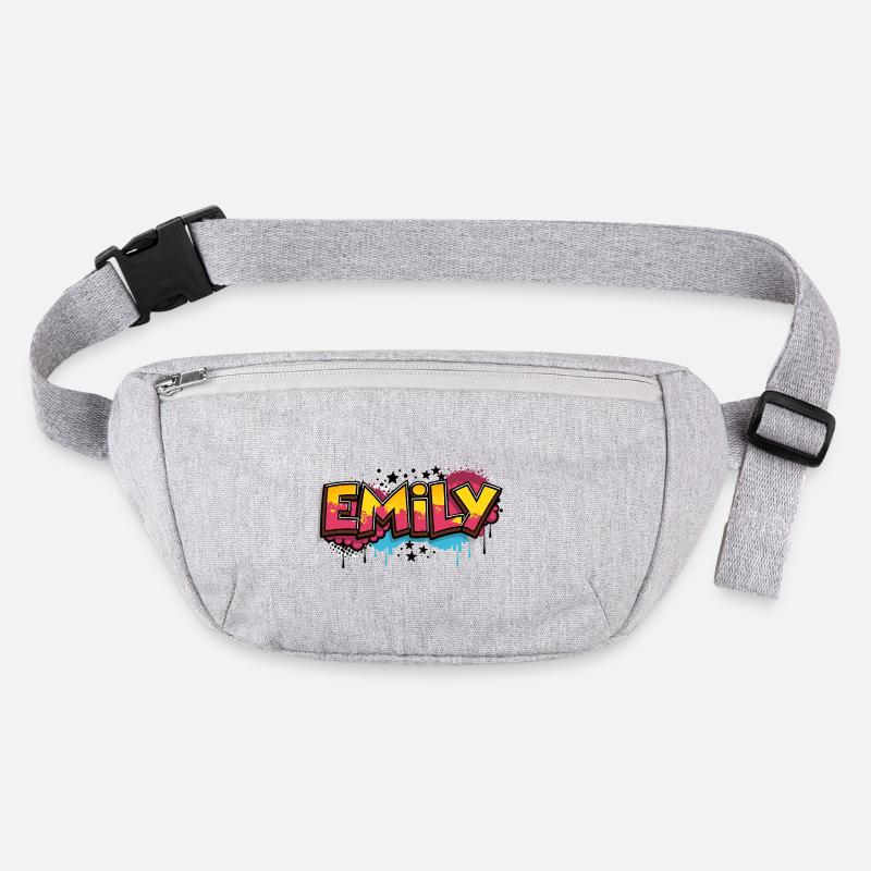 Emily Graffiti Cool Name First Name Stanley/Stella recycled Hip Bag 