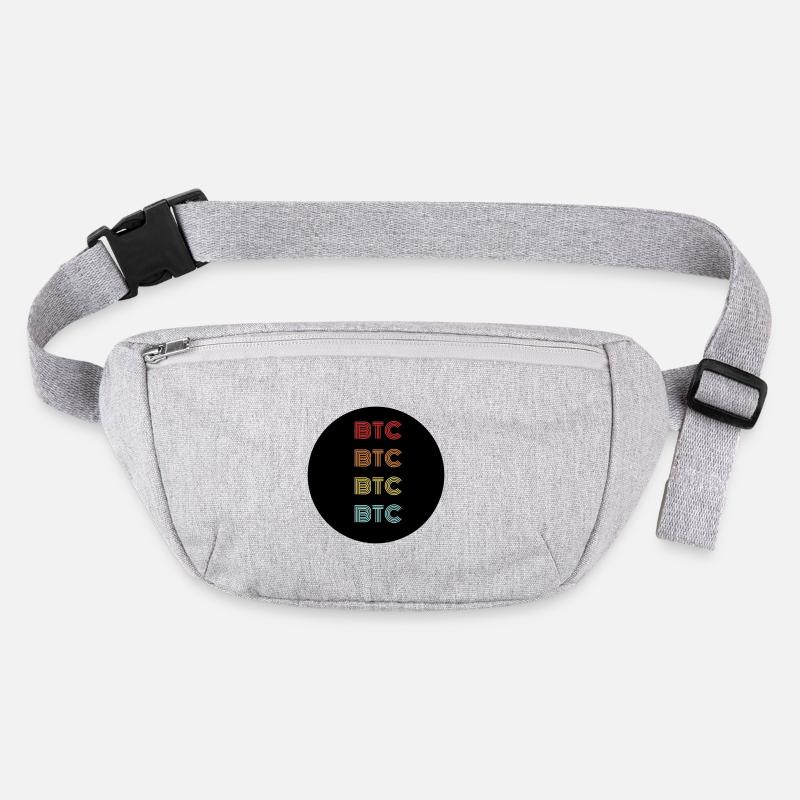 BTC Bitcoin Kryptowährung Crypto Retro Vintage Stanley/Stella recycelte Gürteltasche