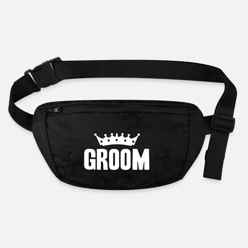 groom with crown Stanley/Stella recycelte Gürteltasche