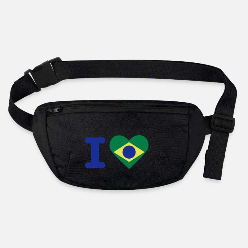 I love Brasilien Stanley/Stella recycelte Gürteltasche