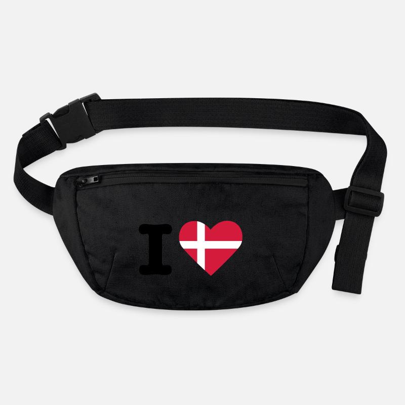 I Love Danemark Sac banane recyclé Stanley/Stella