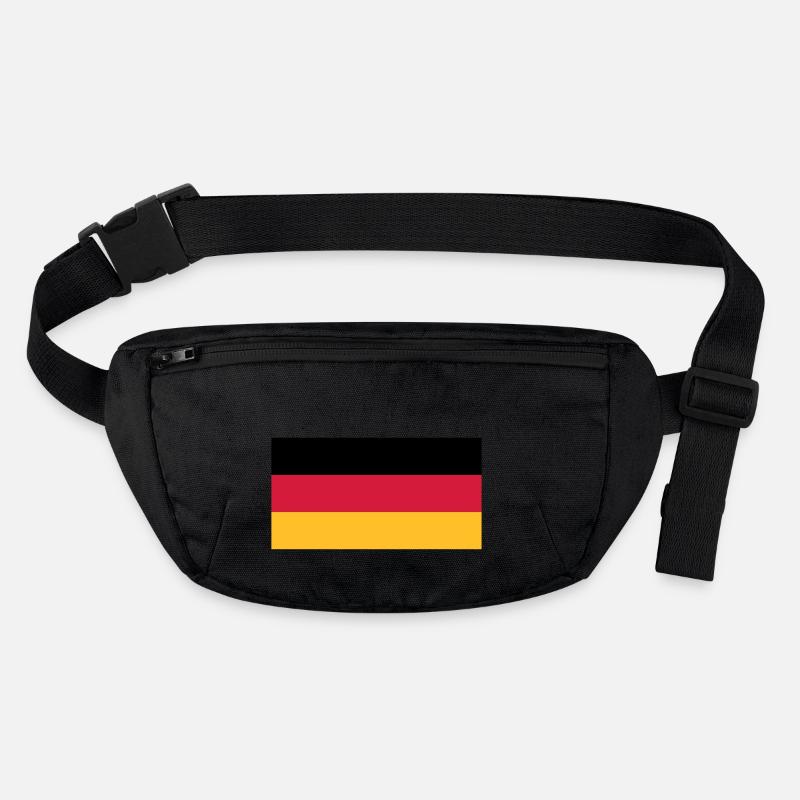 Deutschlandflagge Stanley/Stella recycelte Gürteltasche