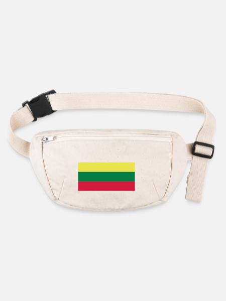 Lithuania - Stanley/Stella recycled Hip Bag  - natural - Front