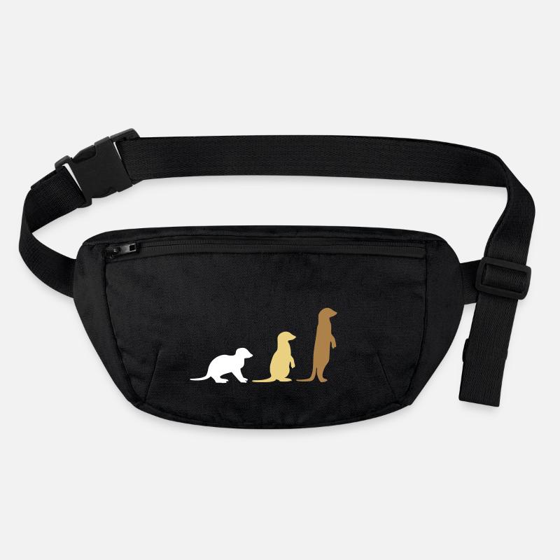 Meerkat trois vecteurs Sac banane recyclé Stanley/Stella