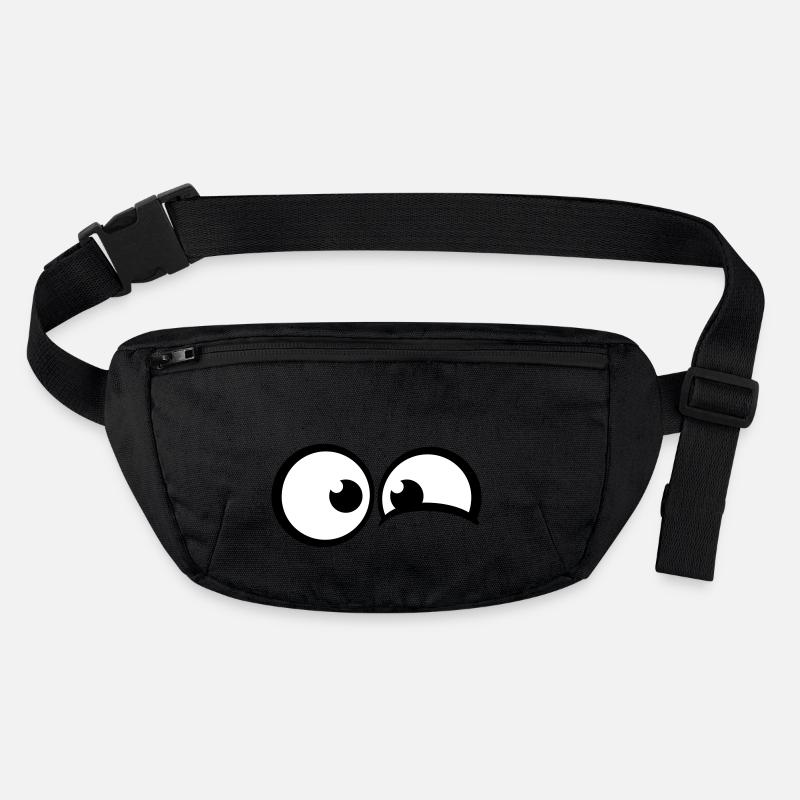 Anxious comic eyes Stanley/Stella recycled Hip Bag 