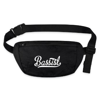 Bassiste - Sac banane recyclé Stanley/Stella - noir - Devant