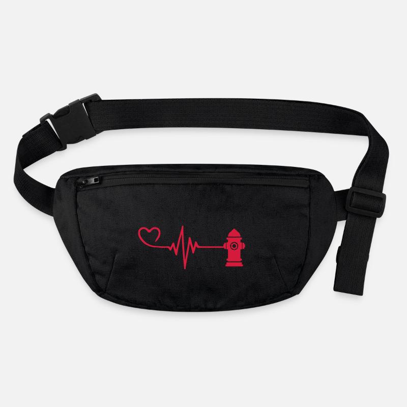 Hydrant Pulse Heart Love Stanley/Stella recycled Hip Bag 