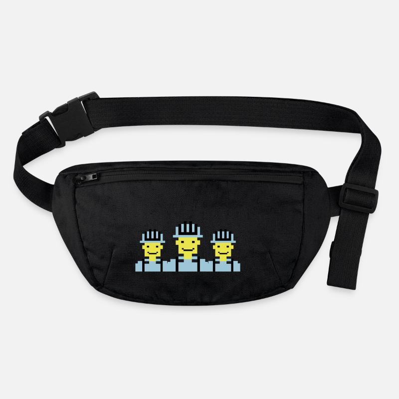 Ouvrier du bâtiment Pixel 02 Sac banane recyclé Stanley/Stella