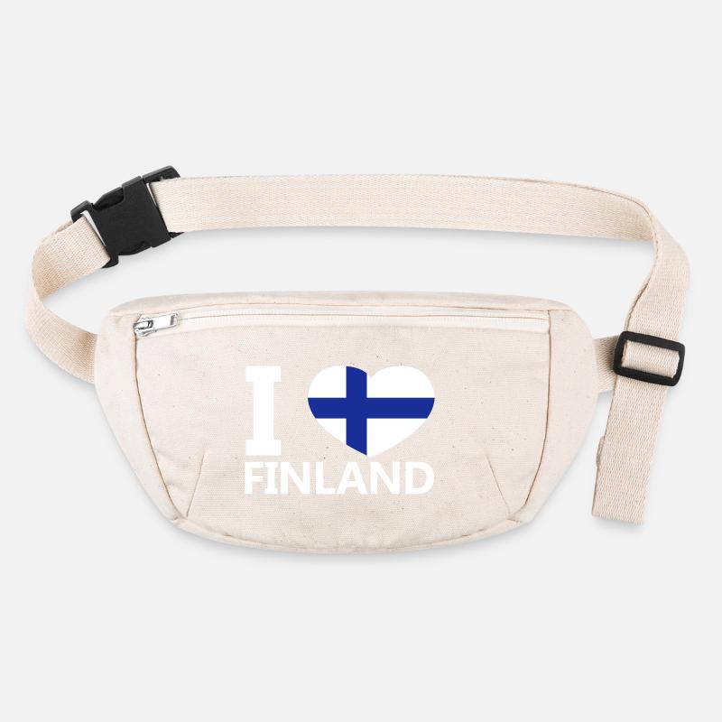 I Love Finland Stanley/Stella recycled Hip Bag 