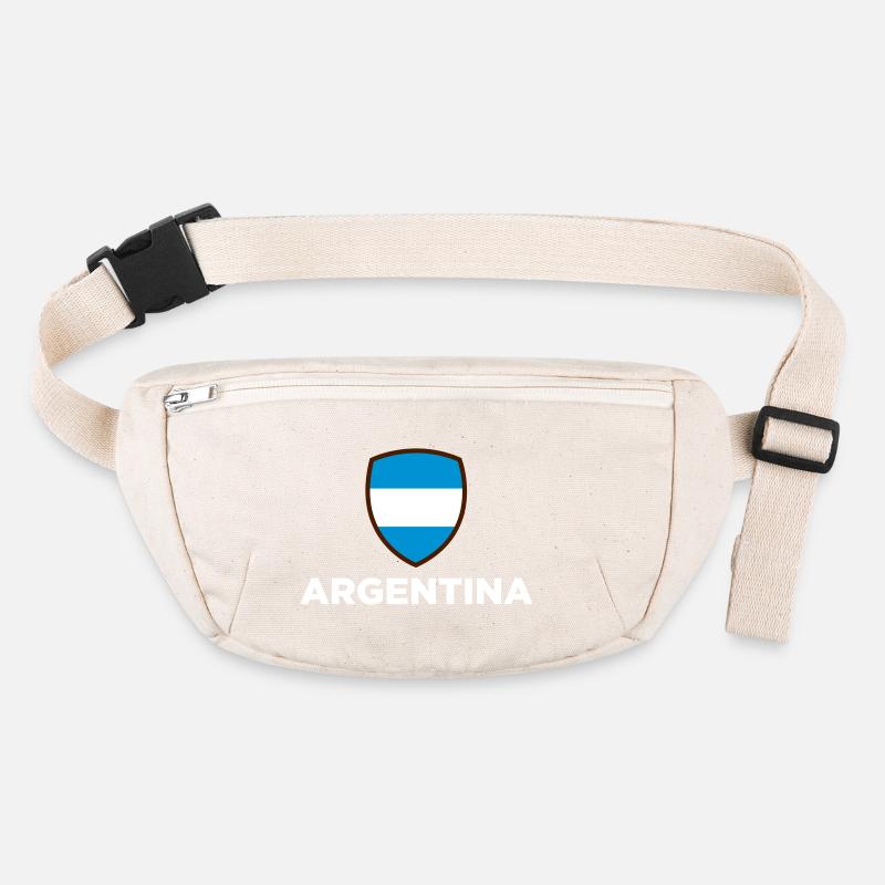 Nationalflagge von Argentinien Stanley/Stella recycelte Gürteltasche