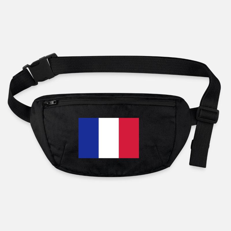Nationalflagge von Frankreich Stanley/Stella recycelte Gürteltasche
