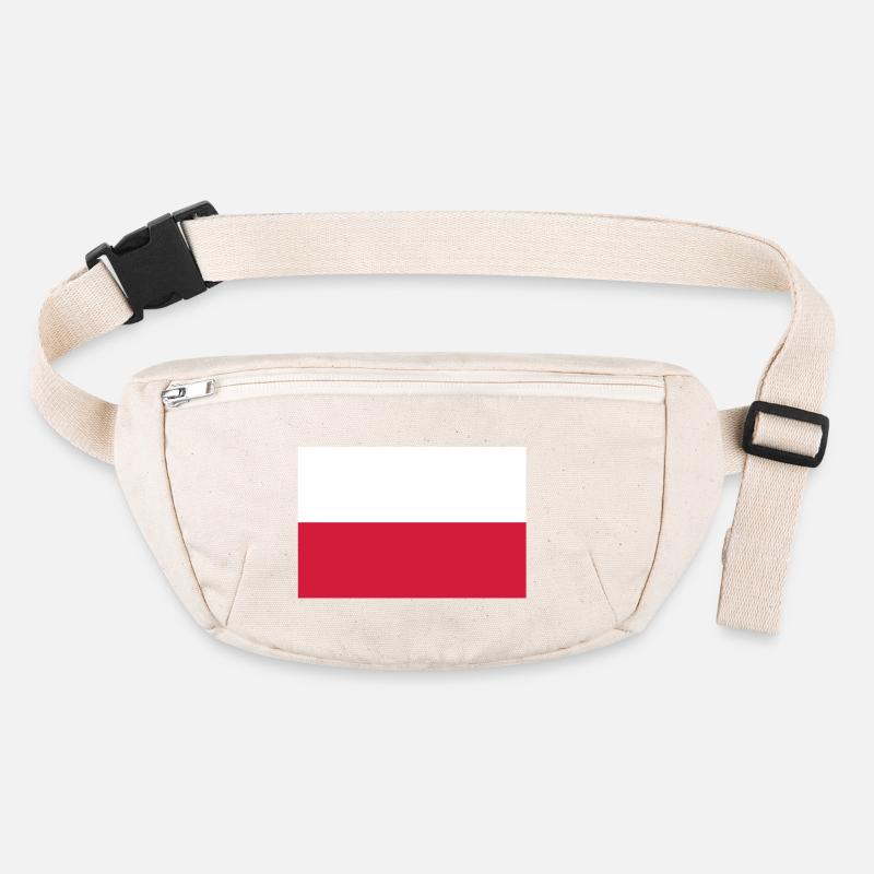 Poland flag - drapeau Pologne - Polen flagge - Sac banane recyclé Stanley/Stella