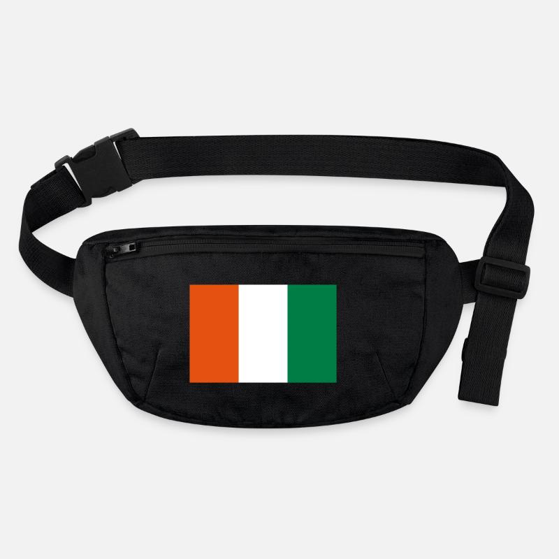 Côte d'Ivoire / Flagge von Côte d'Ivoire Stanley/Stella recycelte Gürteltasche