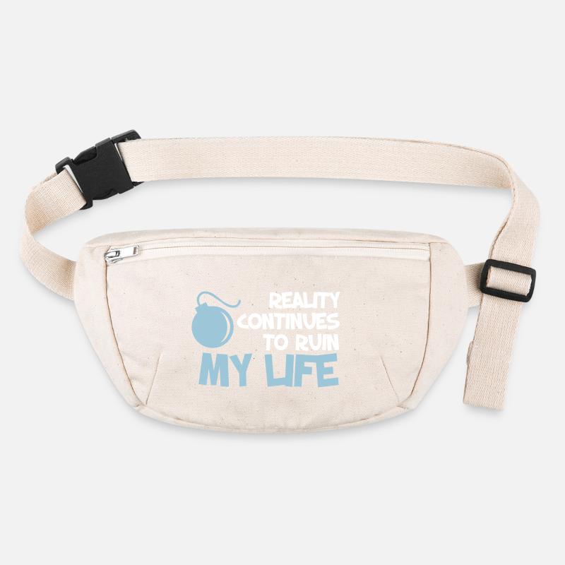 Funny Quotes. Zitat. Humor. Geschenk Stanley/Stella recycelte Gürteltasche